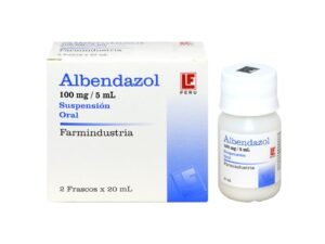 Albendazol 100Mg/5ML 2 Fco 20ML.