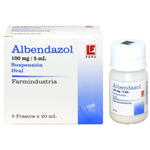 Albendazol 100Mg/5ML 2 Fco 20ML.