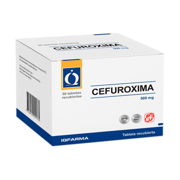 Cefuroxima 500 Mg X 50 Tab