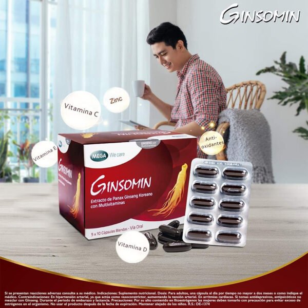 Ginsomin Cja X 50 Cap.Blanda